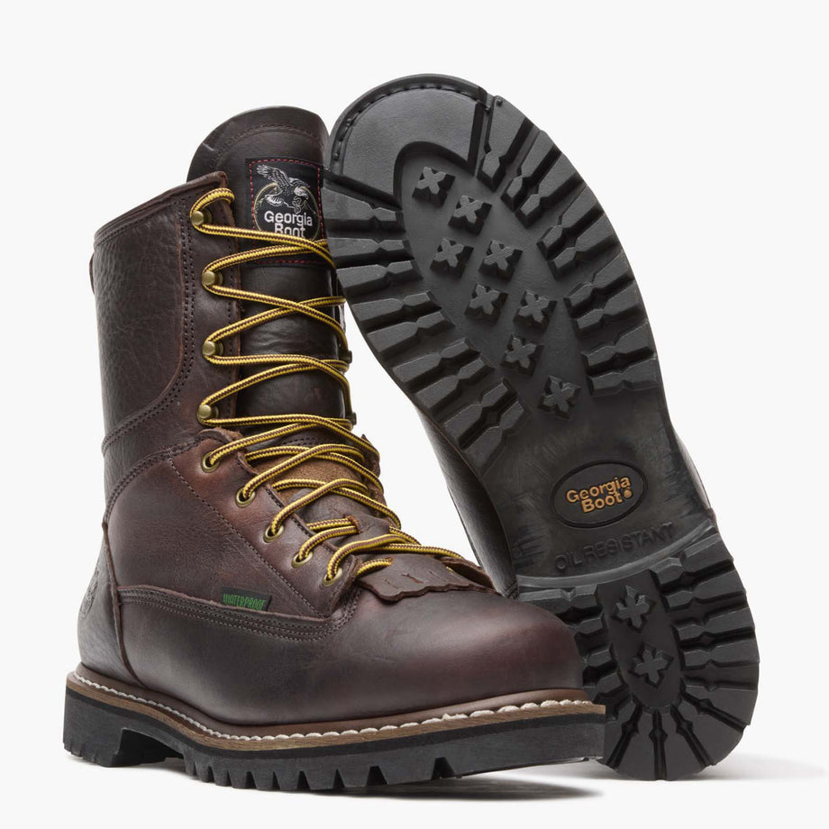 Georgia Boot Steel Toe Waterproof Lace-To-Toe Work Boot - outsole