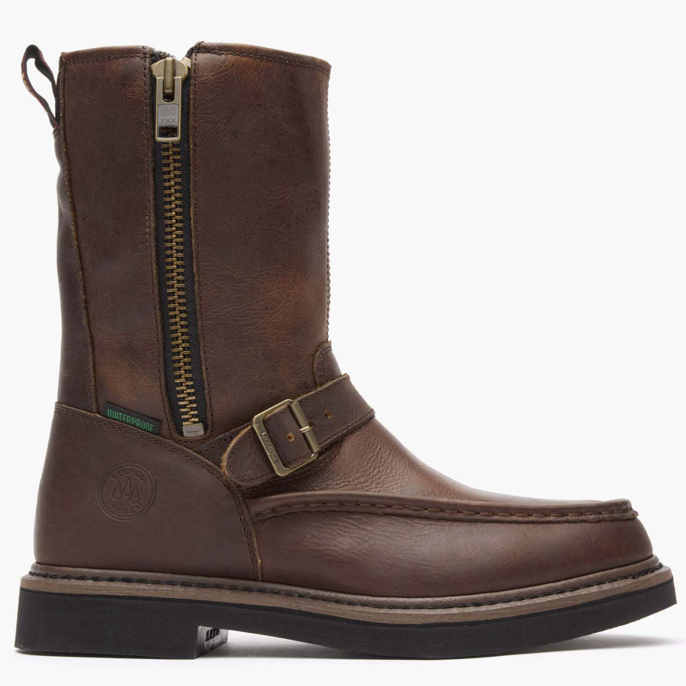 Georgia Boot Side Zip Waterproof Work Wellington