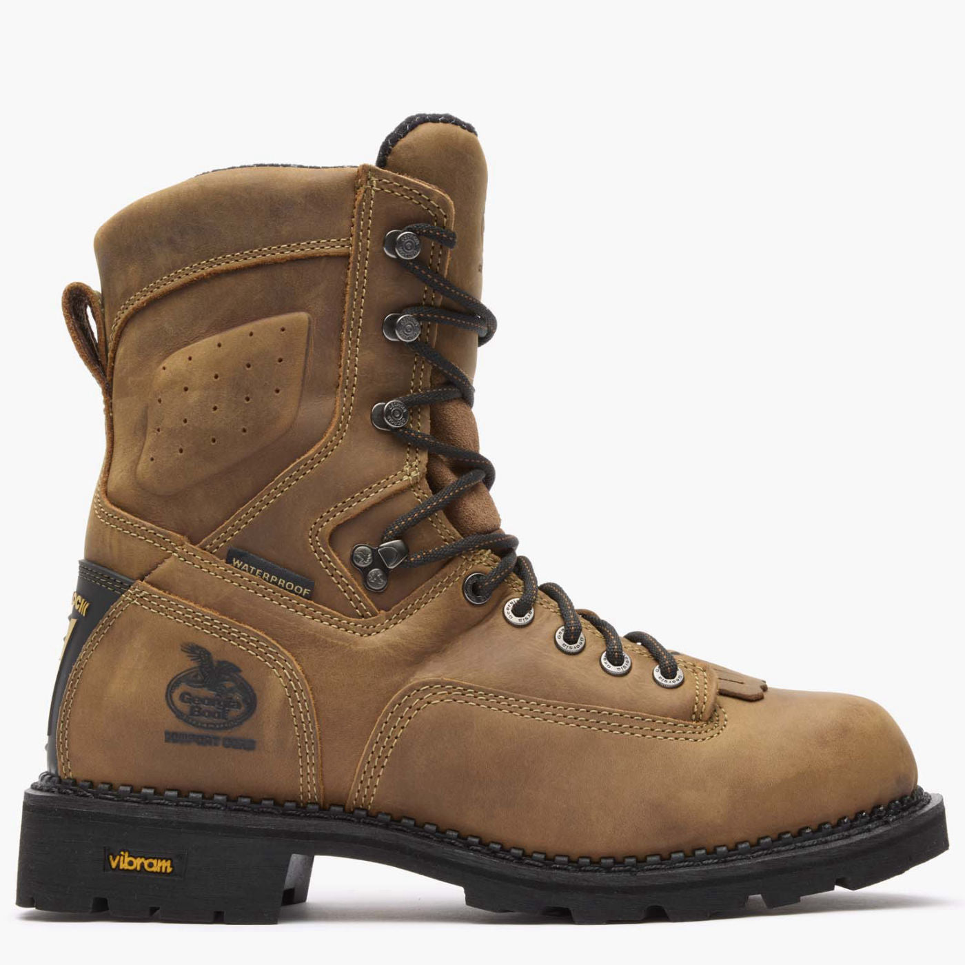 Georgia Boot Comfort Core Waterproof Low Heel Logger Work Boot