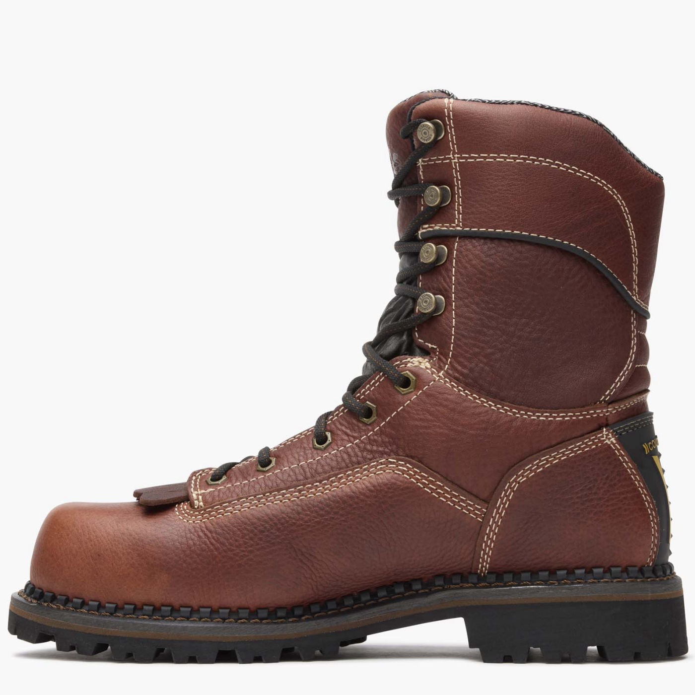 Georgia Boot AMP LT Logger Composite Toe Low Heel Waterproof Work Boot - profile
