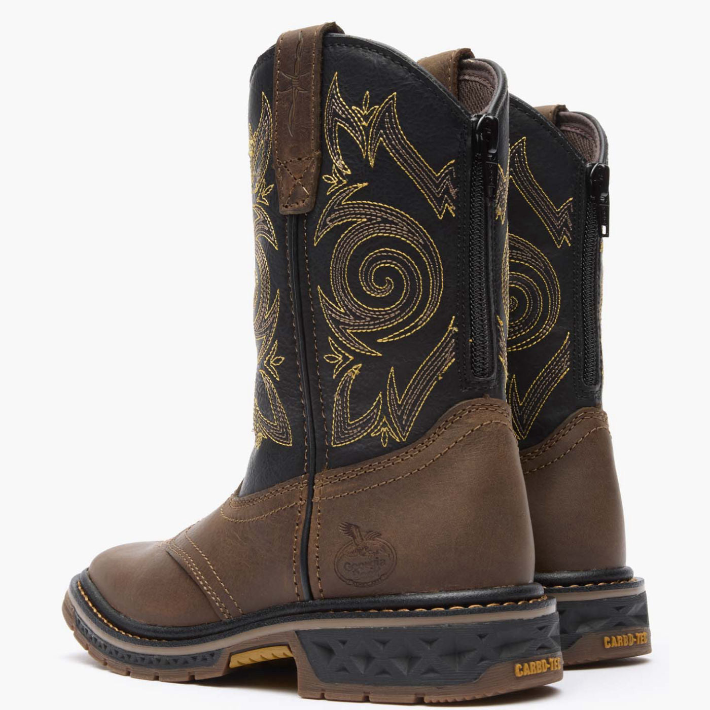 Georgia Boot Carbo-Tec LT Little Kids Pull-On Saddle Boot - back