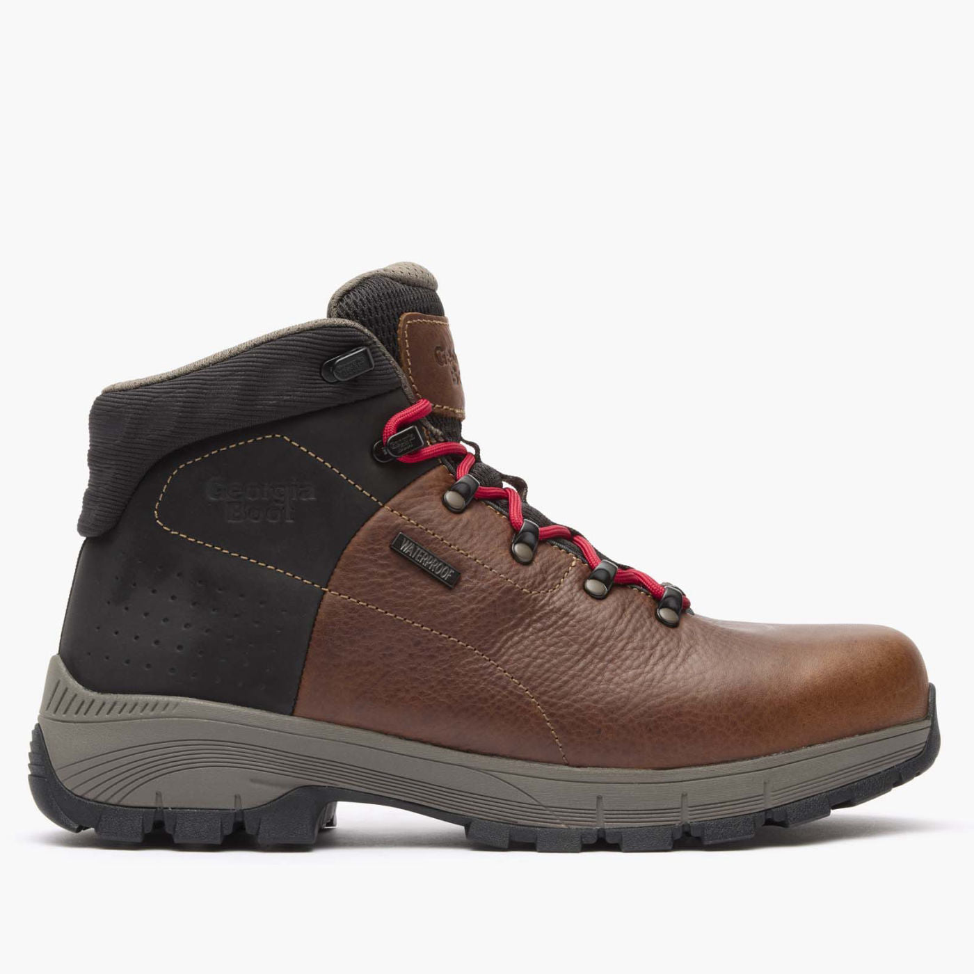 Georgia Boot Eagle Trail Alloy Toe Waterproof Hiker in Brown  Georgia Boot Men\'s Dark Brown Outdoor Boots,waterproof leather main image 0