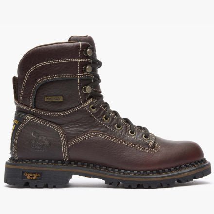 Georgia Boot AMP LT Logger Women's Waterproof Low Heel Logger Boot