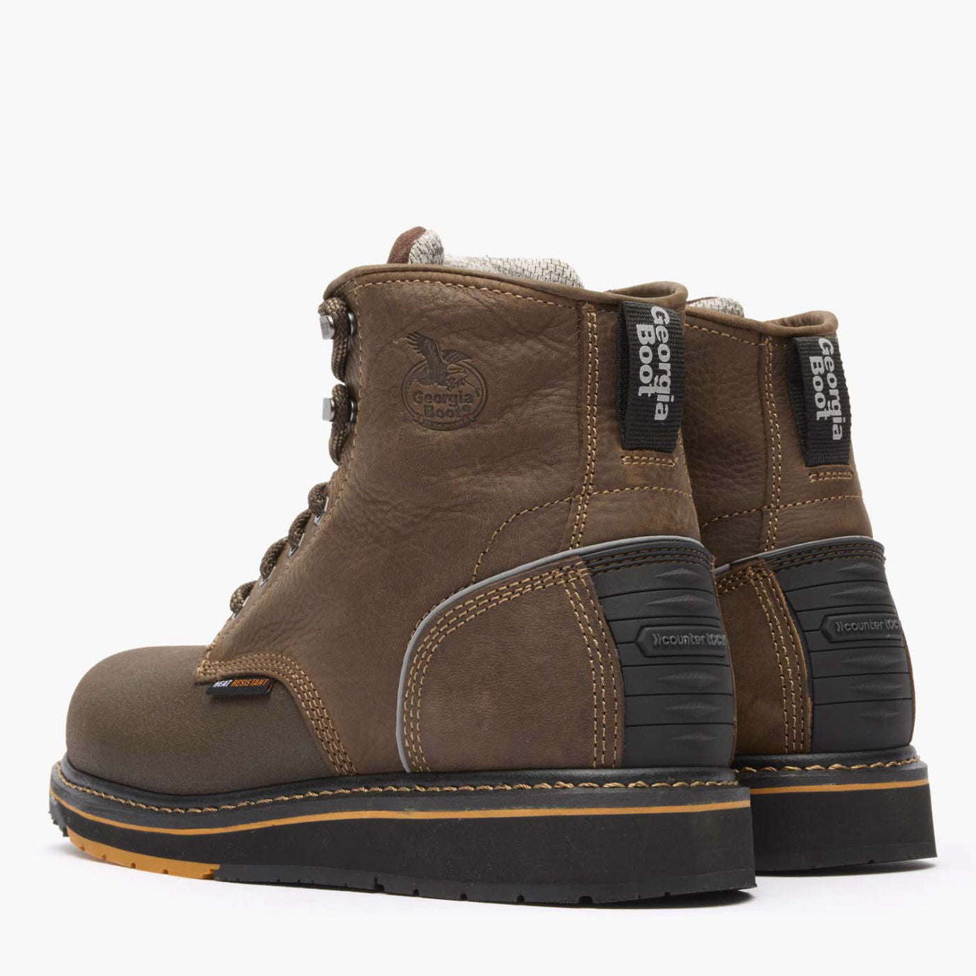 Georgia Boot AMP LT Power Wedge Composite Toe Work Boot - back
