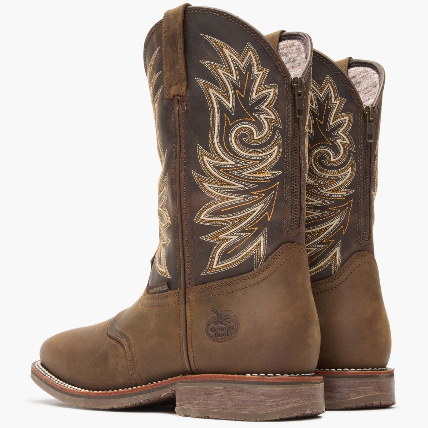 Georgia Boot Carbo-Tec Elite Waterproof Western Work Boot - back