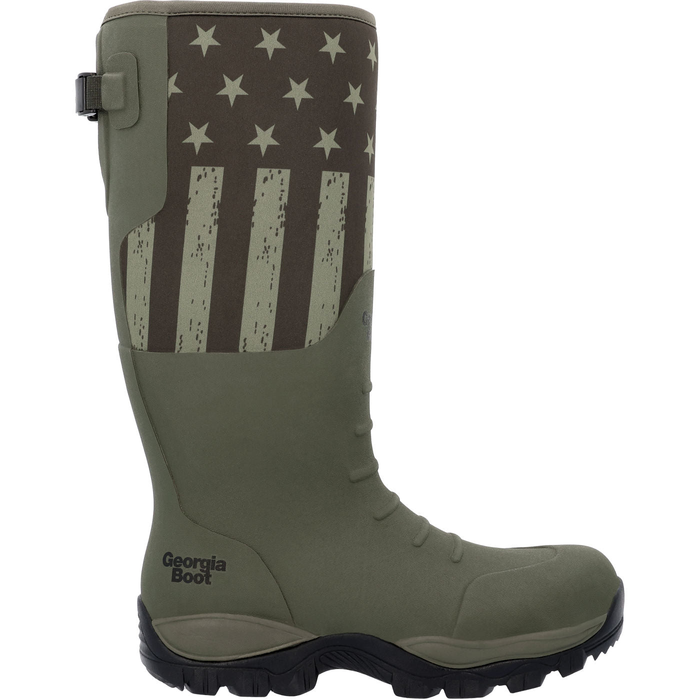 Georgia Boot GBR Rubber Pull-On Work Boot - profile