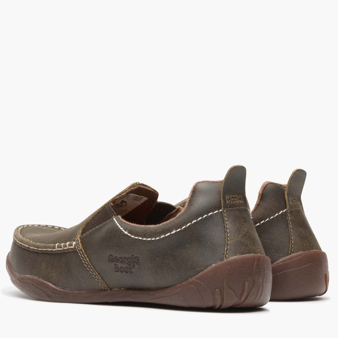 Georgia Boot Cedar Falls Moc-Toe Slip On - back