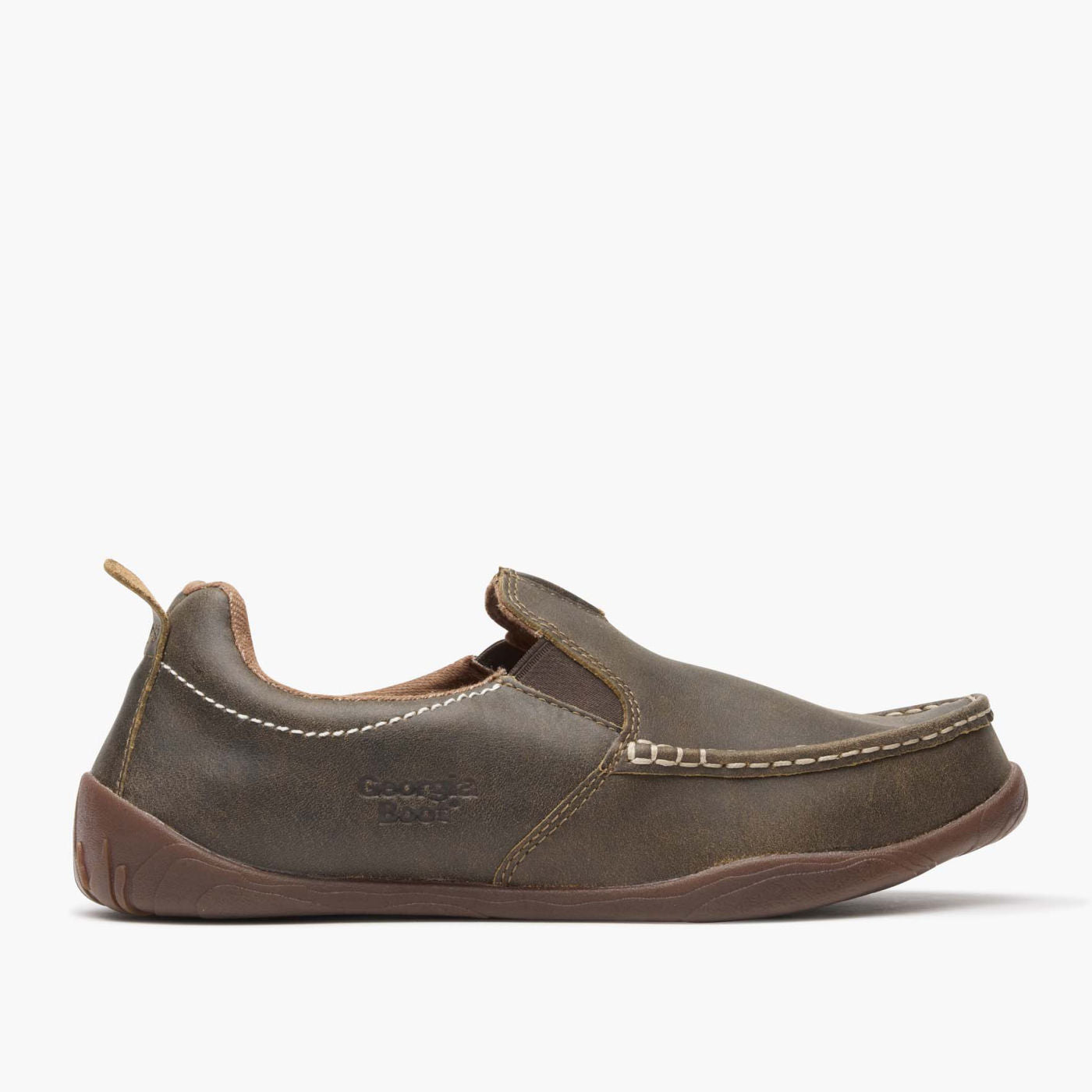 Georgia Boot Cedar Falls, Moc-Toe Shoe, Plain Toe Toe, 2 in Height, Brown, 10.5 W GB00560 W 105 Georgia Boot Cedar Falls, Moc-Toe Shoe, Plain Toe Toe, 2 in Height, Brown, 10.5 W GB00560 W 105