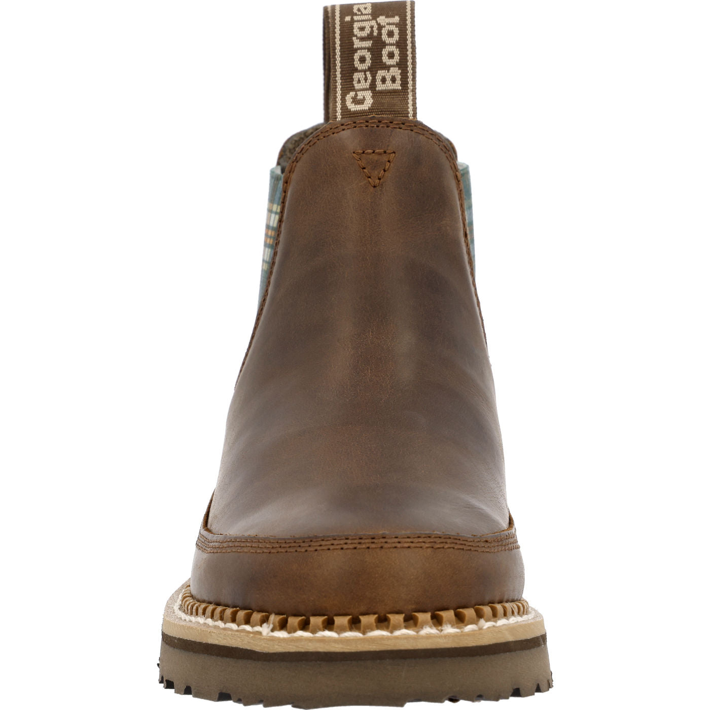 Georgia Boot Women's Plaid Chelsea Romeo Shoe - front