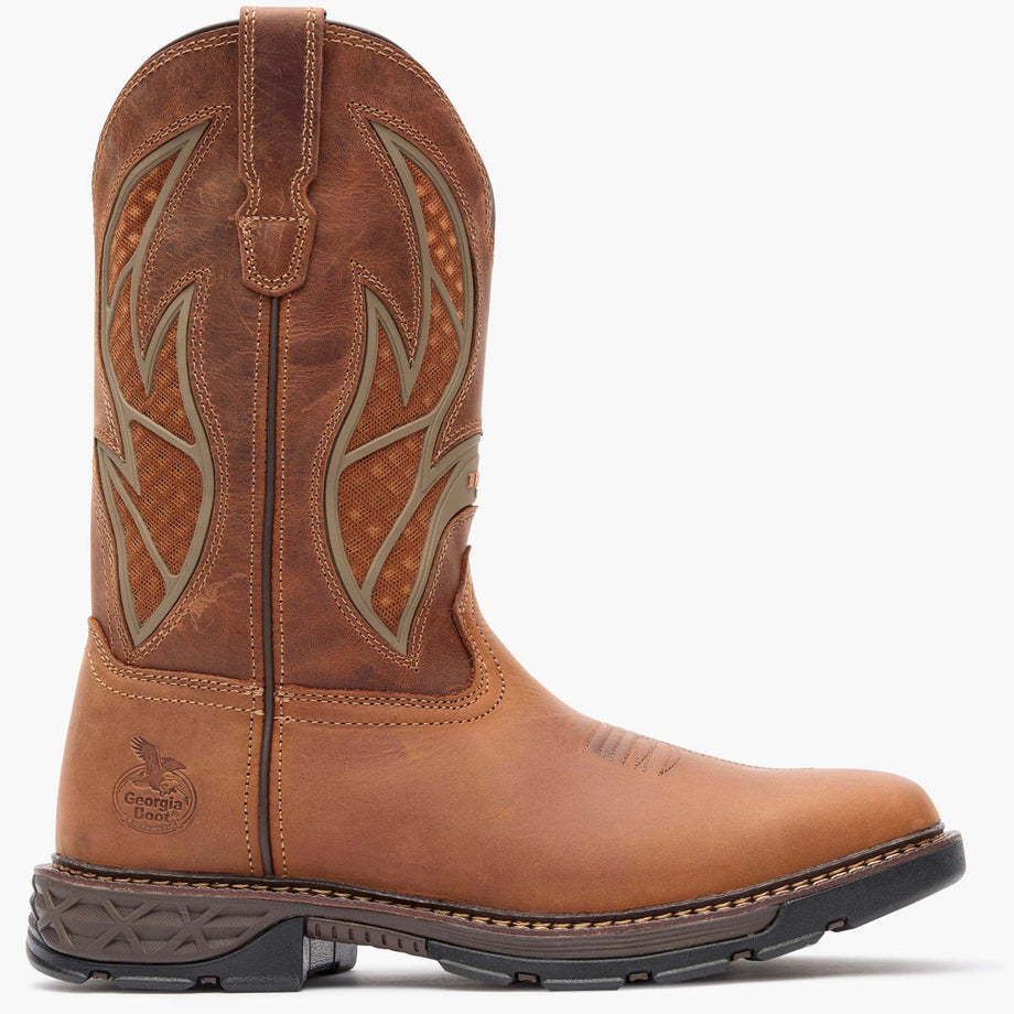 Georgia Boot Carbo-Tec FLX Pull-on with InsulKul™ Work Boot - profile