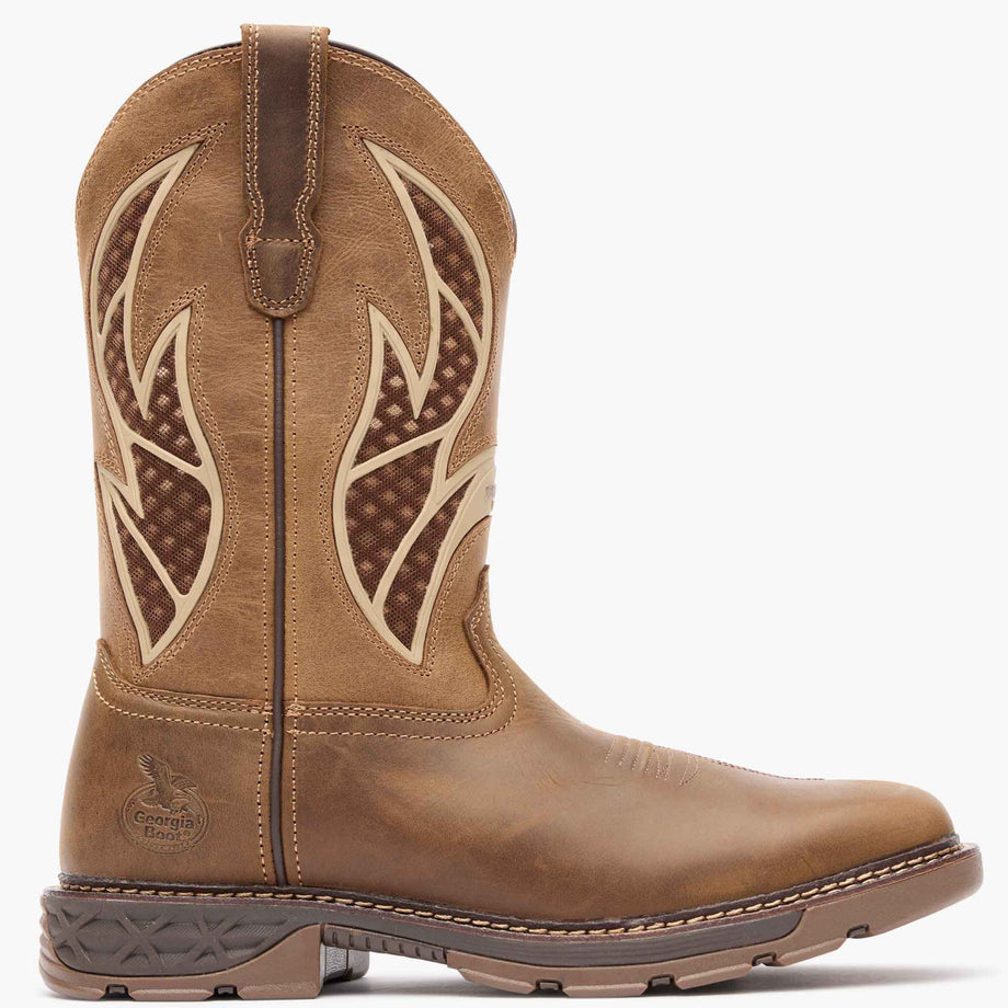 Georgia Boot Carbo-Tec FLX Pull-on with InsulKul™ Work Boot - profile