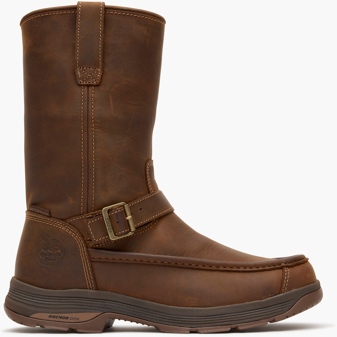 Georgia Boot Athens SuperLyte Waterproof Wellington Pull-On Boot