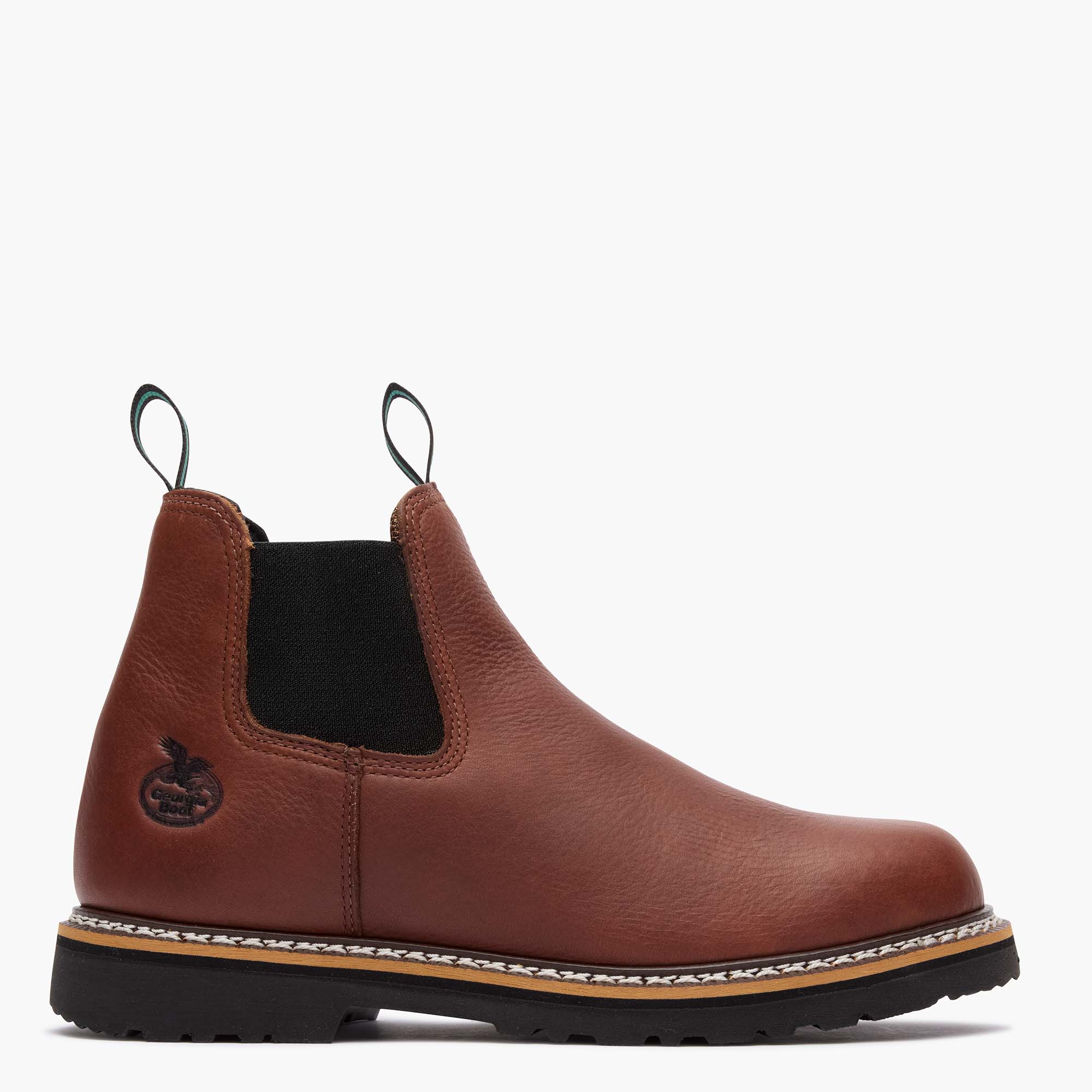 BRUNT FIRST TIME コヨーテ　初期 Georgia Boot Men's Burnt Brown Romeo Work Boot
