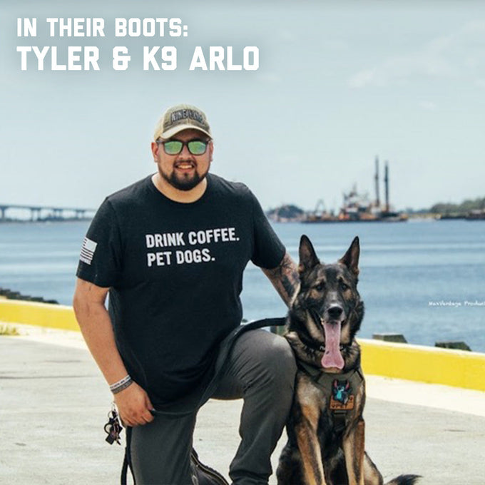 Tyler & K9 Arlo