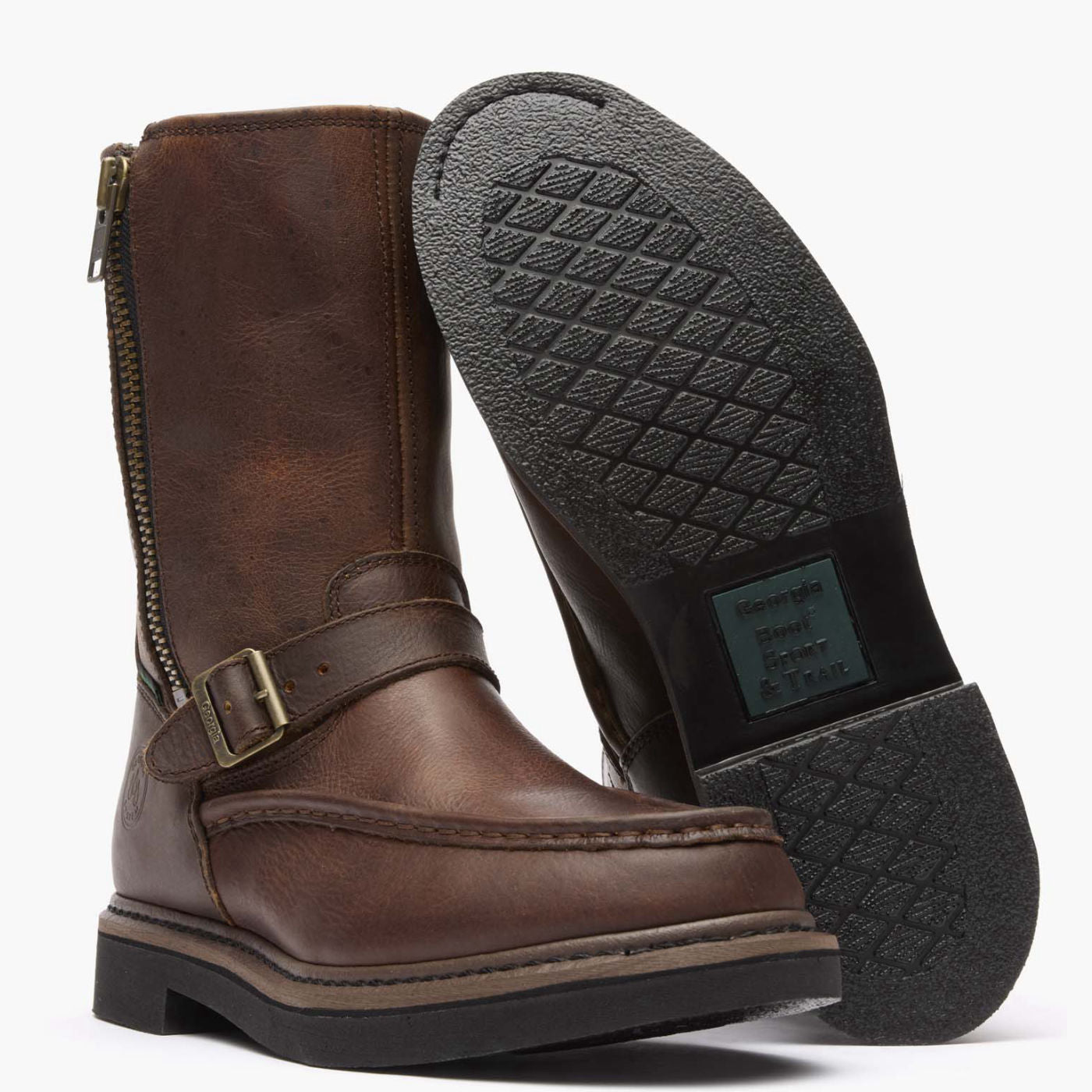Georgia Boot Side Zip Waterproof Work Wellington