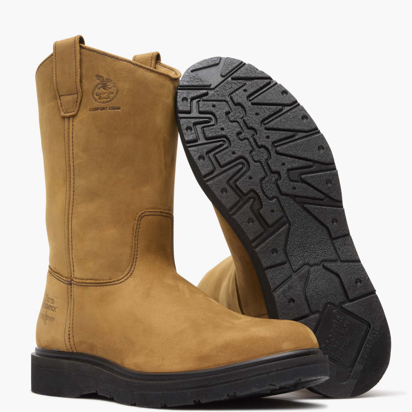 Georgia Boot Farm and Ranch Pull On Work Boot