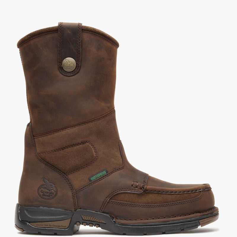 Georgia Athens Steel Toe Waterproof Wellington - profile