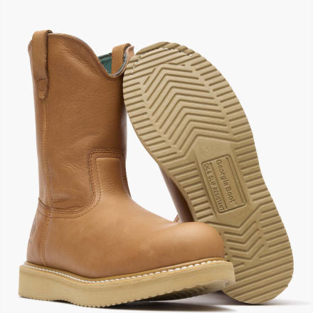 Georgia Boot Wedge Steel Toe Pull On Work Boot