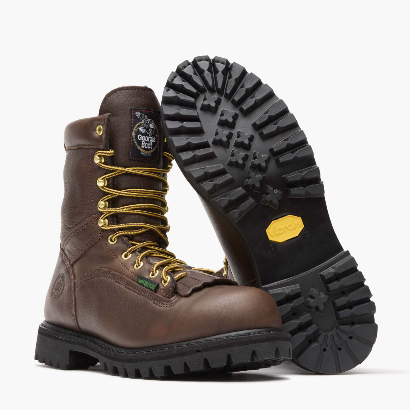 Georgia Boot Lace-to-Toe Waterproof Work Boot