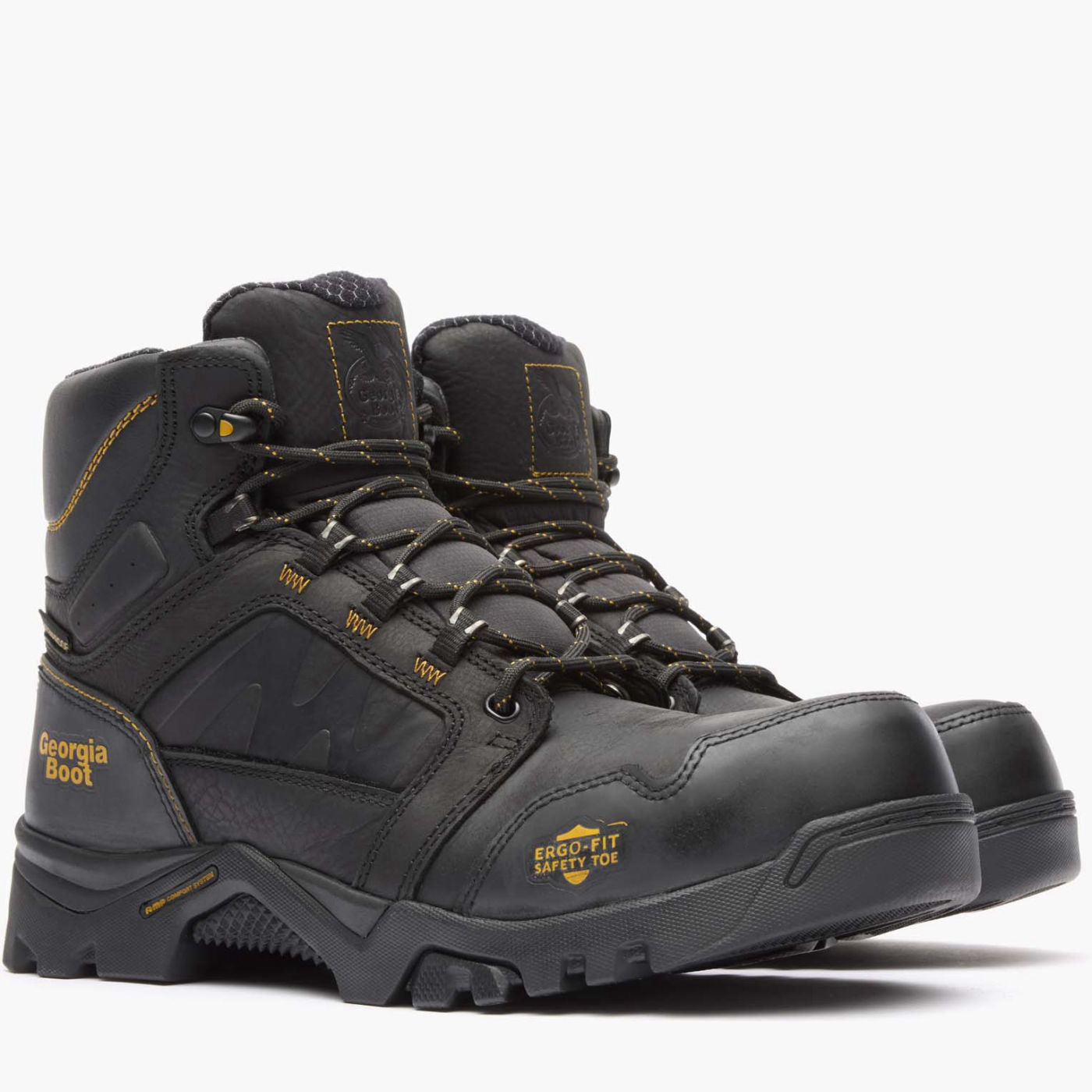 Georgia Boot Amplitude Composite Toe Waterproof Black Work Boot