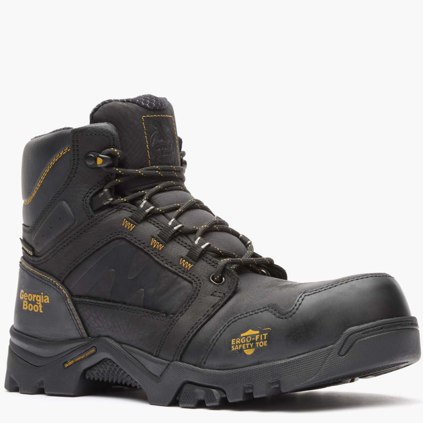 Georgia Boot Amplitude Composite Toe Waterproof Black Work Boot