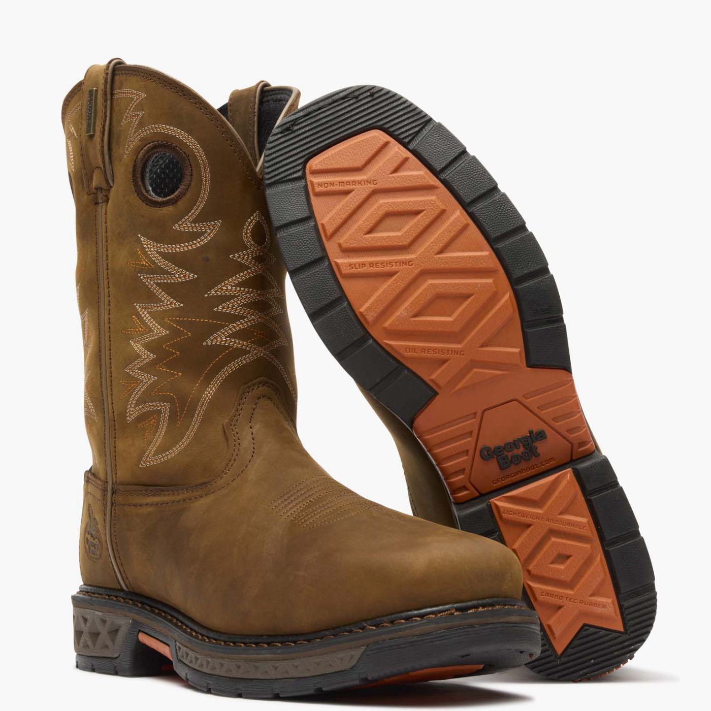 Georgia Boot Carbo-Tec LT Alloy Toe Waterproof Pull-On Boot
