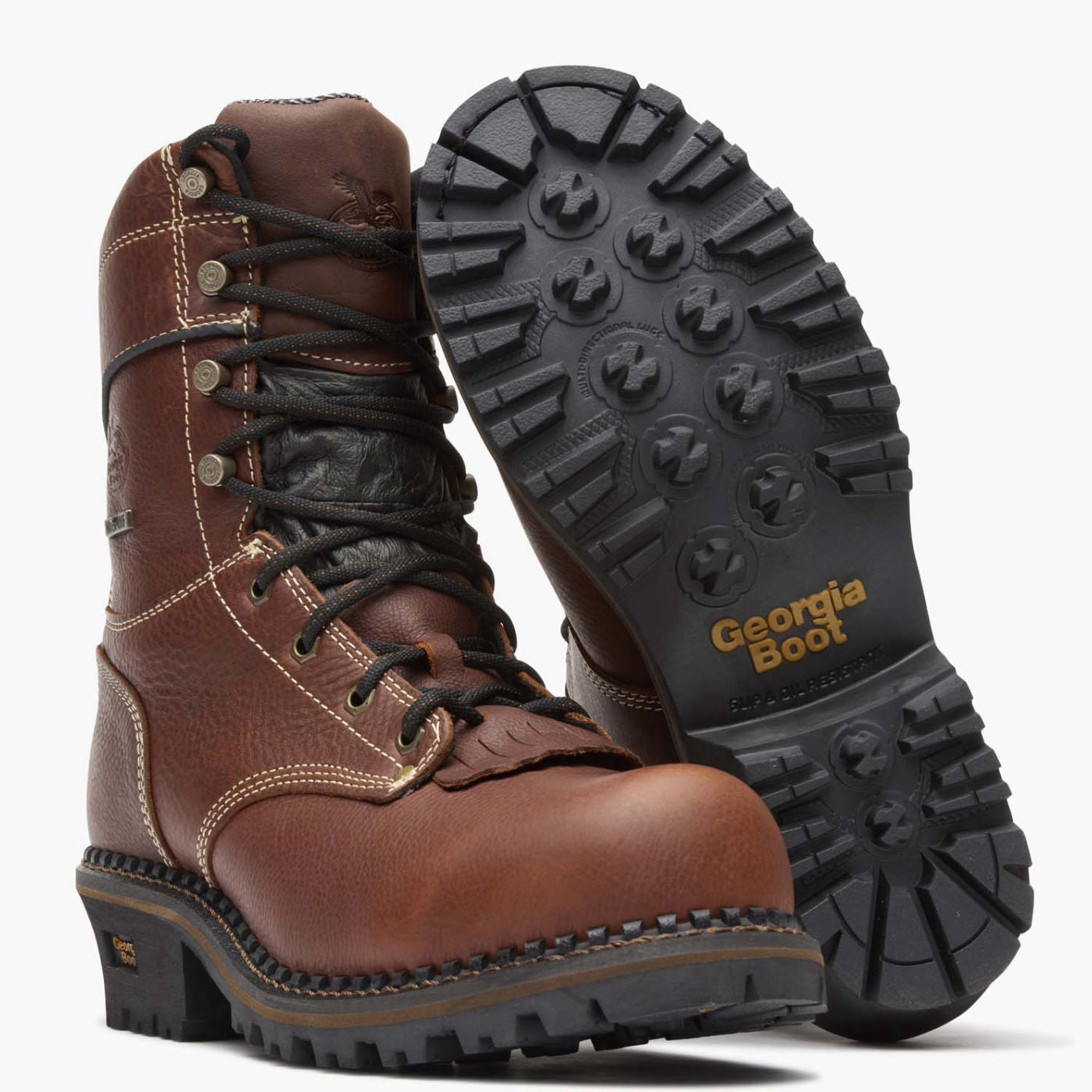 【送料込み】TYROLIA TX 10 GW Solid Black 未使用品 Georgia Boots: Men's GB00603 Black Plain Toe 8