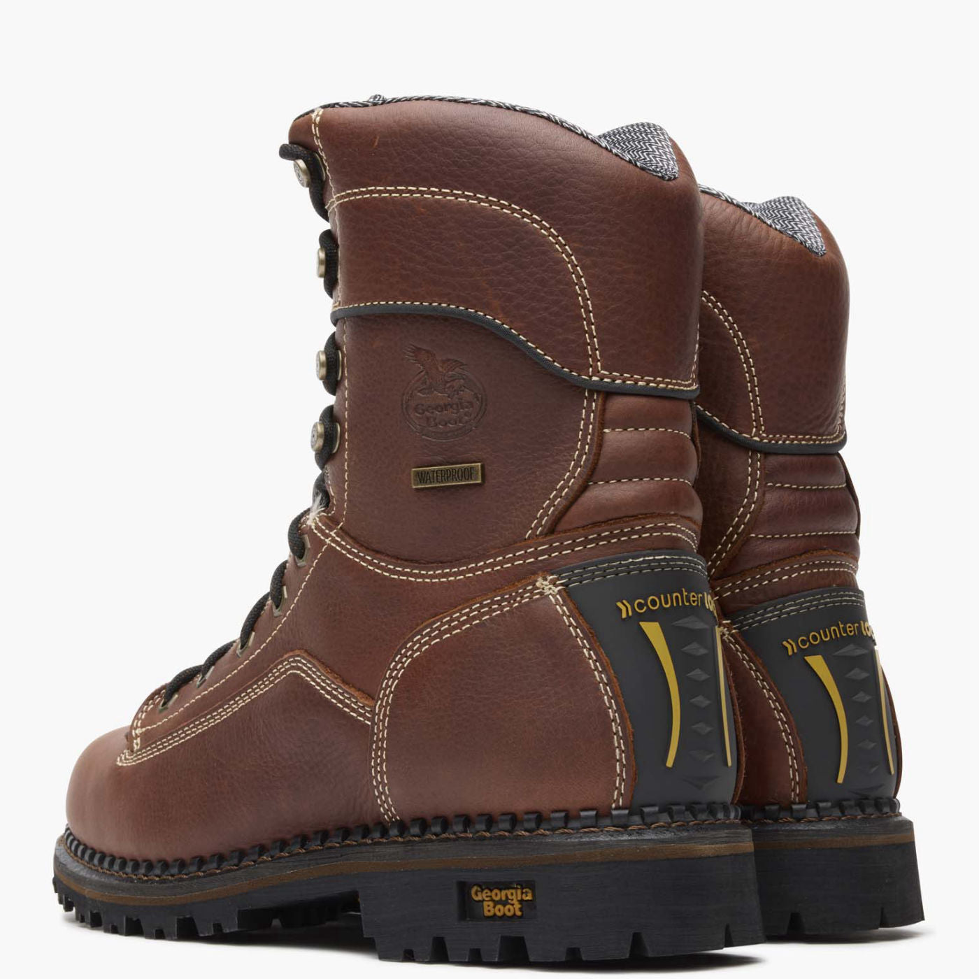 Georgia Boot AMP LT Logger Low Heel Waterproof Work Boot
