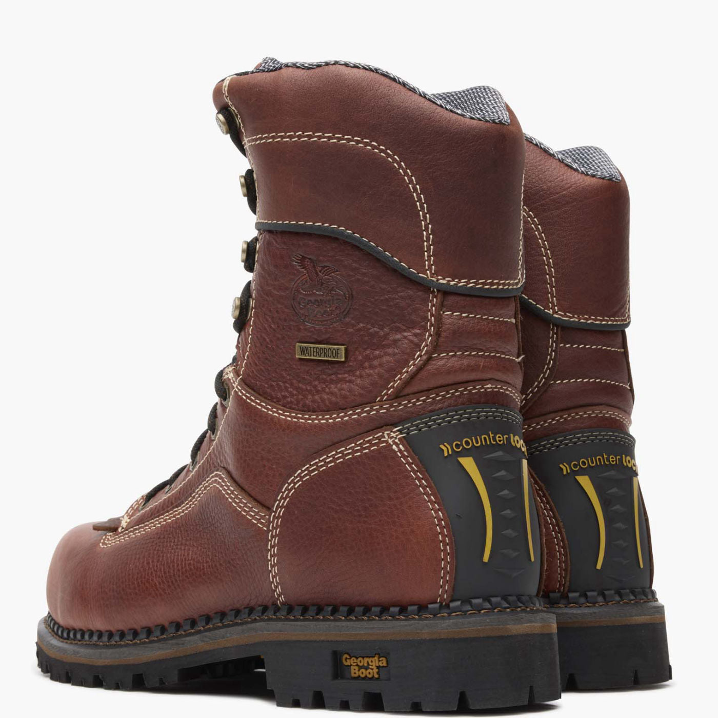 Georgia Boot AMP LT Logger Composite Toe Low Heel Waterproof Work Boot
