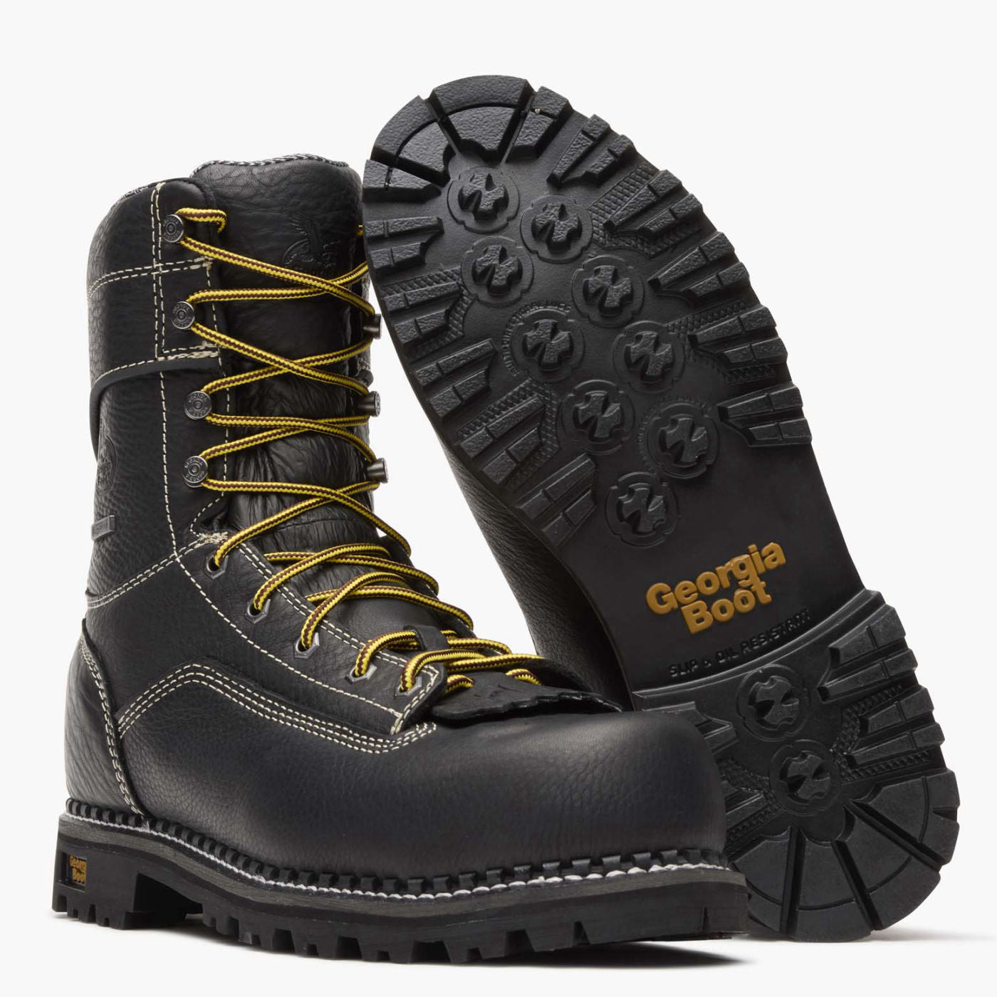 Georgia Boot AMP LT Logger Composite Toe Waterproof Work Boot