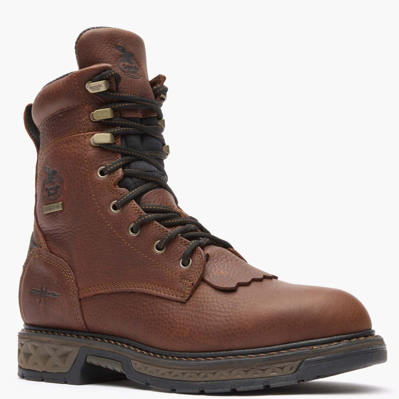 限定! Gavin ロゴ ショート ブーティー GB00623, Georgia Boot Carbo-Tec FLX Waterproof Lacer Work Boot