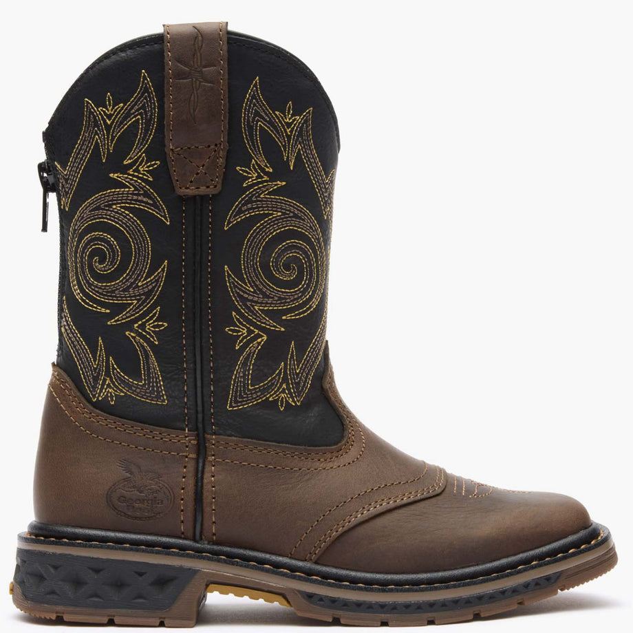 Georgia Boot Carbo-Tec LT Little Kids Pull-On Saddle Boot - profile