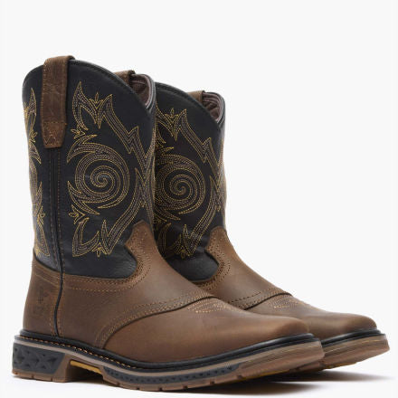 Georgia Boot Carbo-Tec LT Big Kids Pull-On Saddle Boot