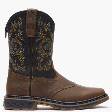 Georgia Boot Carbo-Tec LT Big Kids Pull-On Saddle Boot