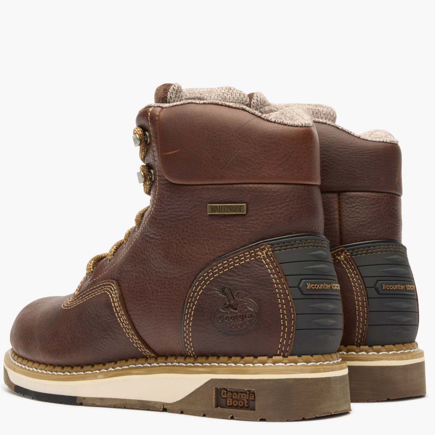 Georgia Boot GB00545100W AMP LT ウェッジ メンズ BRN 4インチ ワーク100 Georgia 並行輸入品 Men\u0027s AMP LT Wedge \u2013 Georgia Boot