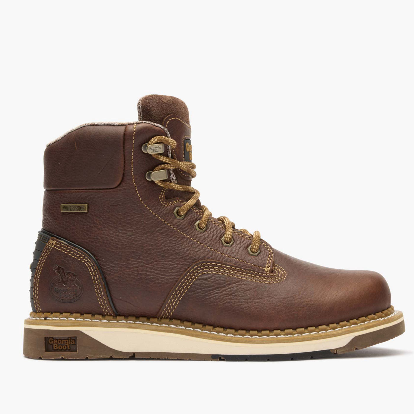 Georgia Boot GB00545100W AMP LT ウェッジ メンズ BRN 4インチ ワーク100 Georgia 並行輸入品 Men\u0027s AMP LT Wedge \u2013 Georgia Boot