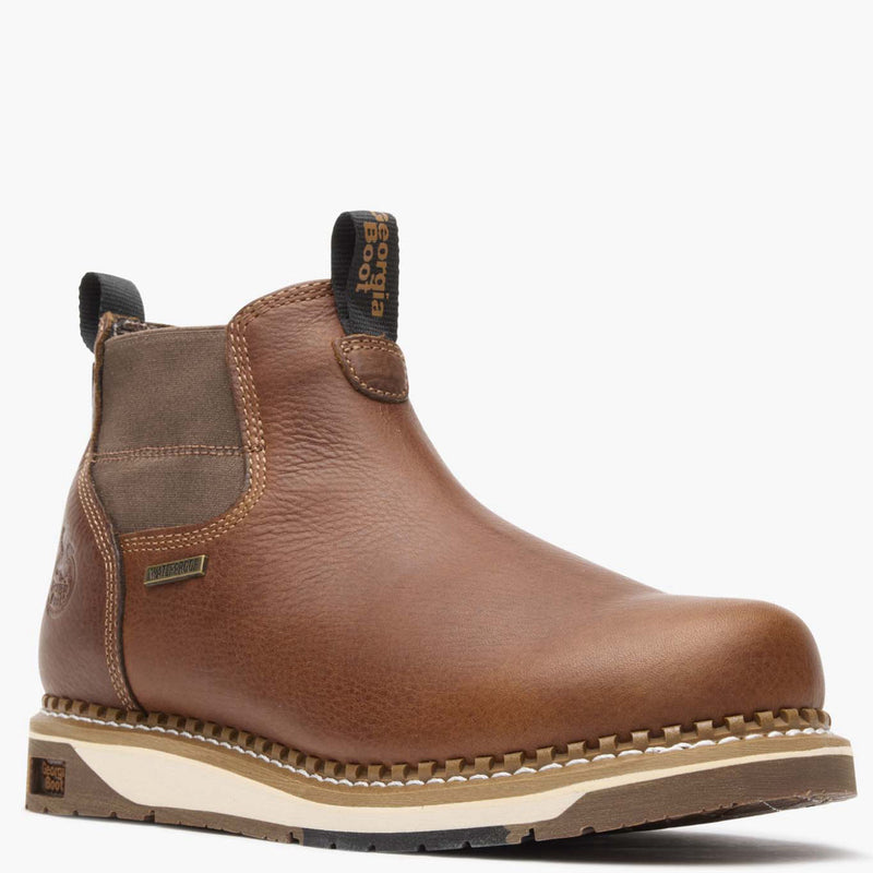 Georgia Boot AMP LT Wedge Waterproof Chelsea Work Boot - main