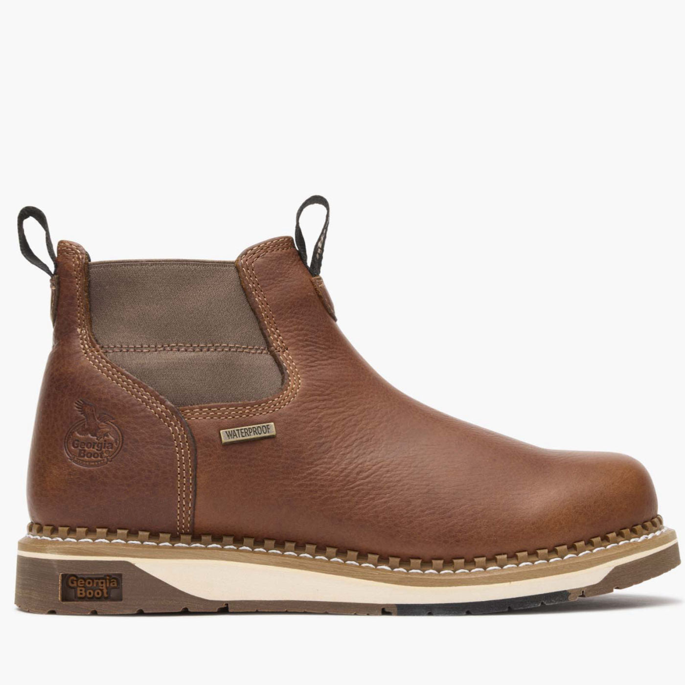 Georgia Boot GB00545100W AMP LT ウェッジ メンズ BRN 4インチ ワーク100 Georgia 並行輸入品 Men\u0027s AMP LT Wedge \u2013 Georgia Boot