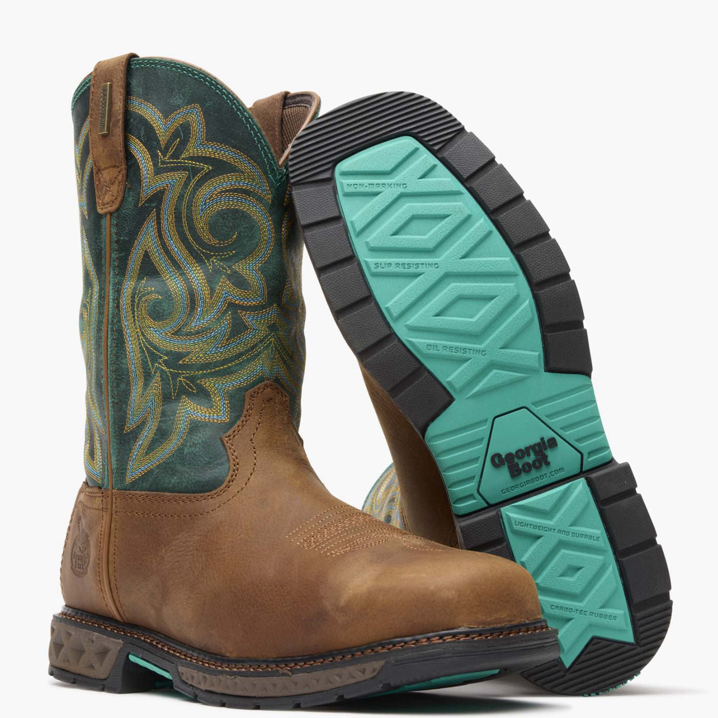 Georgia Boot Damen Carbo-tec LTR Sicherheitsstiefel – Wasserdicht, Stahlkappe, Für Farm & Ranch