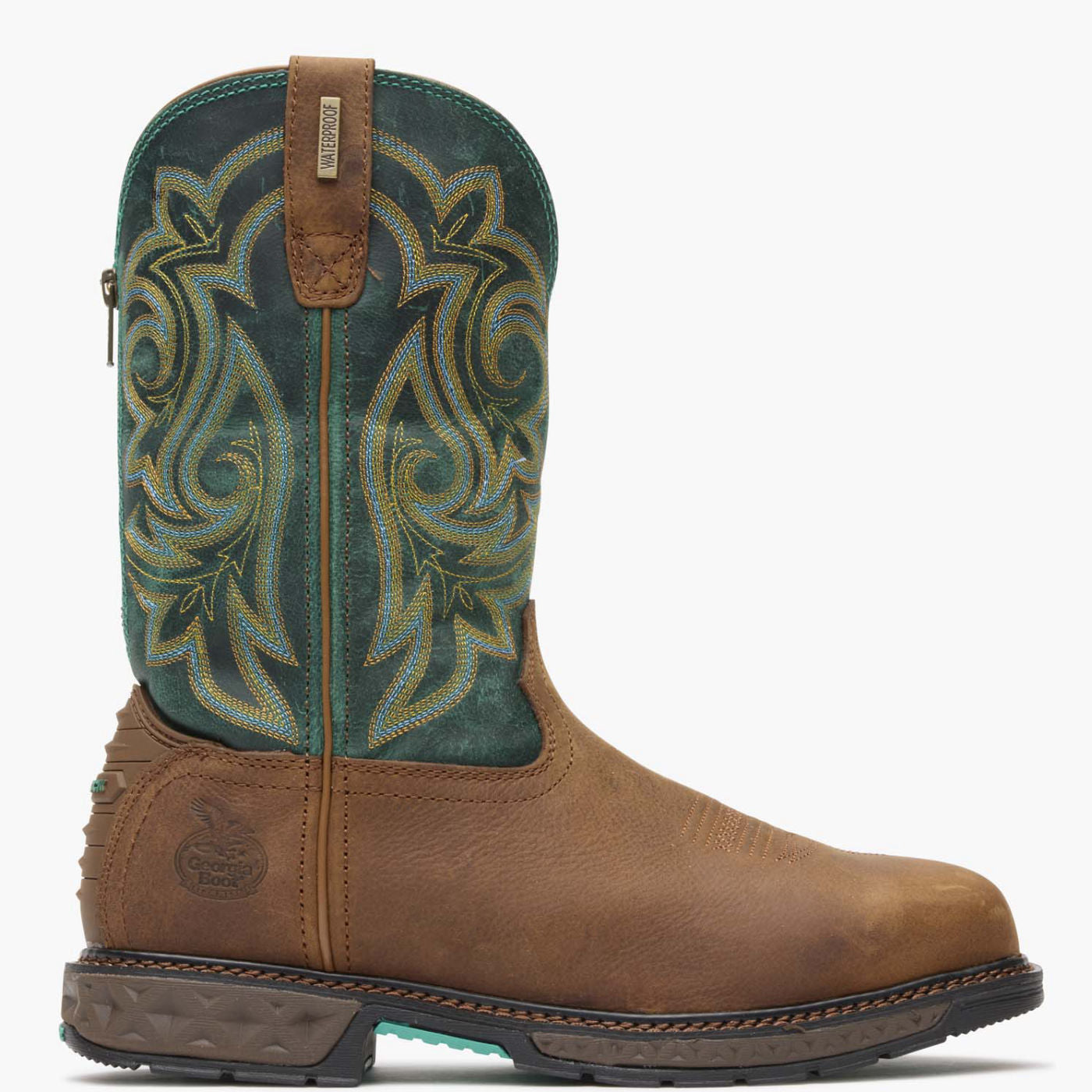 Georgia Boot Carbo-Tec LT Women's Steel Toe Waterproof Pull-On Boot - profile