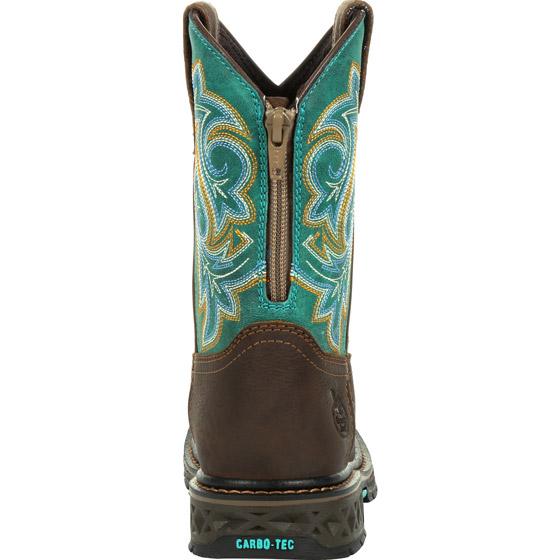 Georgia Boot Carbo-Tec LT Big Kids Pull On Boot - back
