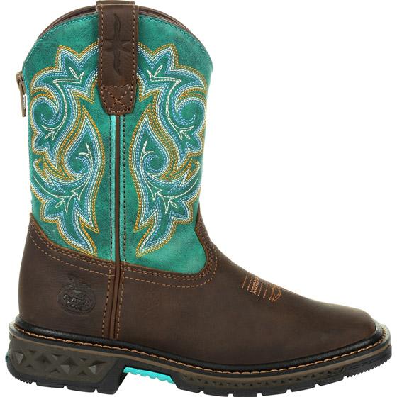 Georgia Boot Carbo-Tec LT Big Kids Pull On Boot - profile