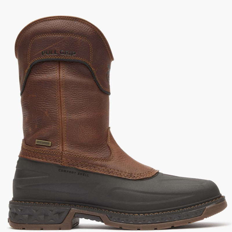 Brown and black boot with 'Cable Grip' branding on a white background