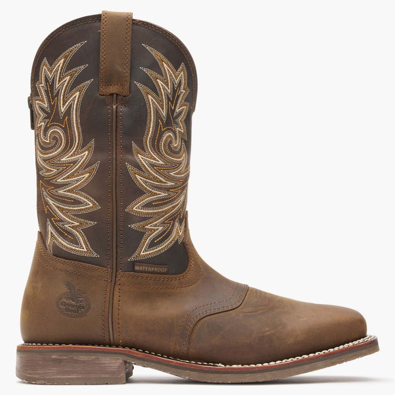 Georgia Boot Carbo-Tec Elite Waterproof Western Work Boot - profile