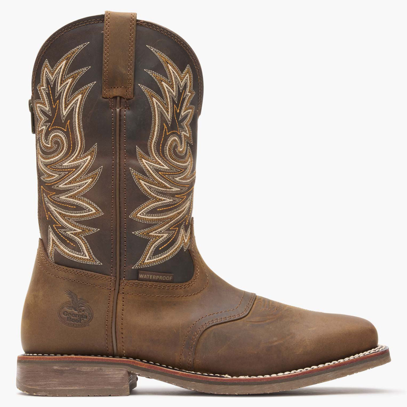 Georgia Boot Carbo-Tec Elite Waterproof Western Work Boot - profile