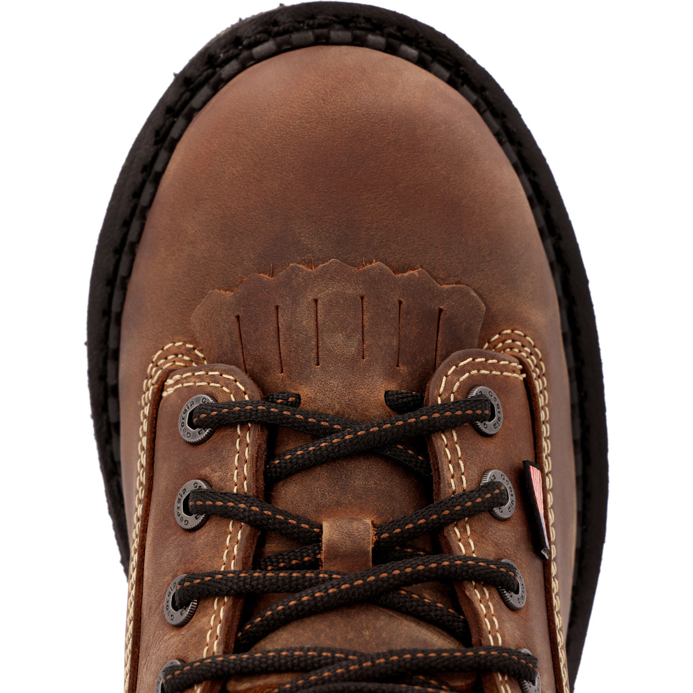 Georgia Boot Men's USA Scalloped Heel Waterproof Logger