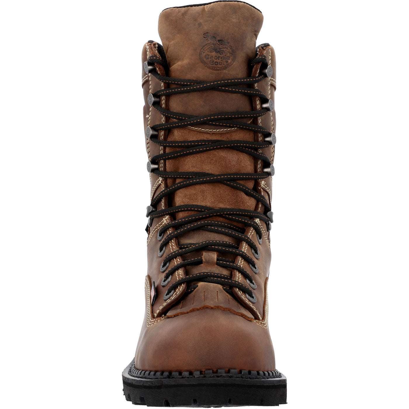 Georgia Boot Men's USA Scalloped Heel Waterproof Logger