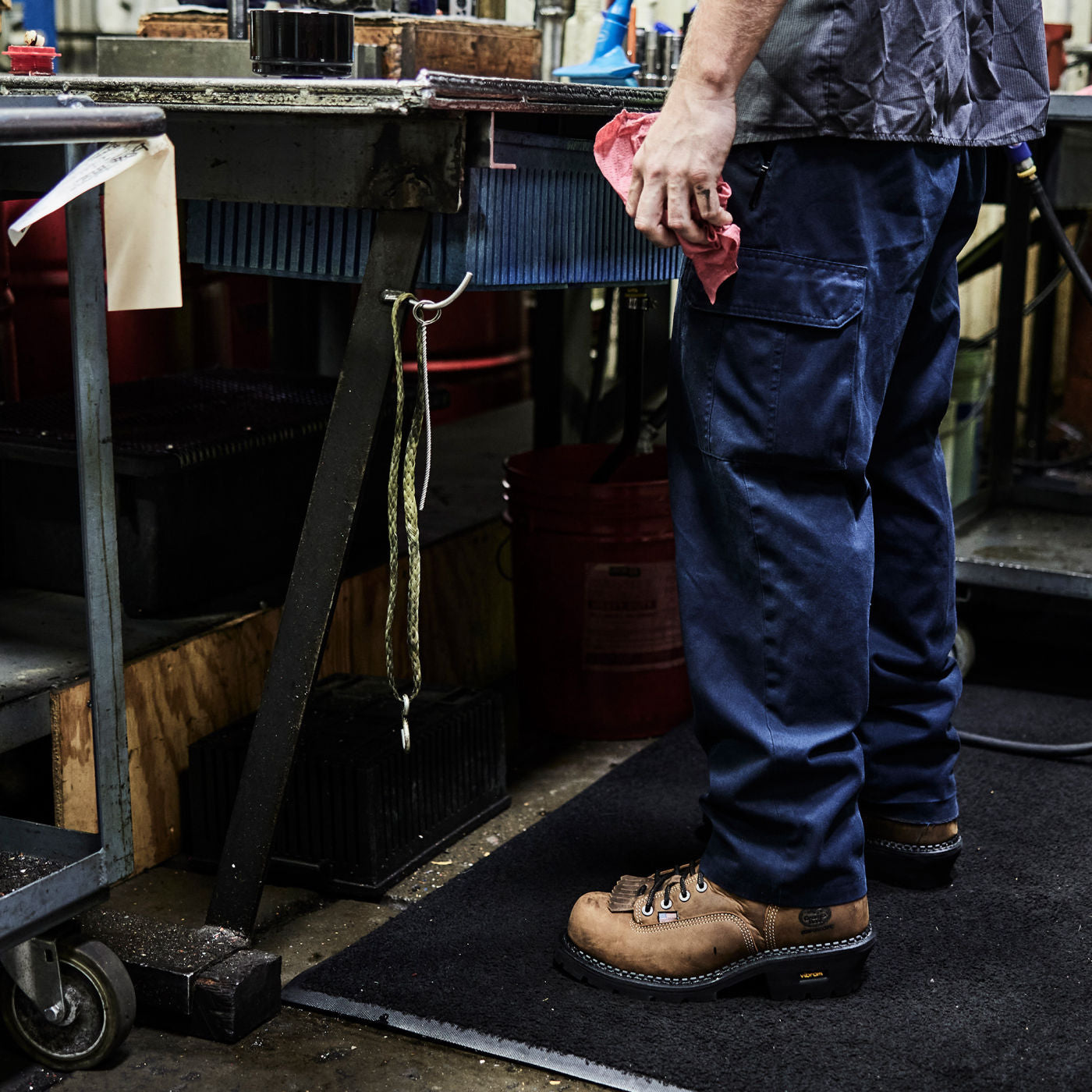 【USA製】ジョージアia■ヴィンテージ■ロガーブーツ■Vibram Georgia Boot Men's USA Scalloped Heel Waterproof Logger