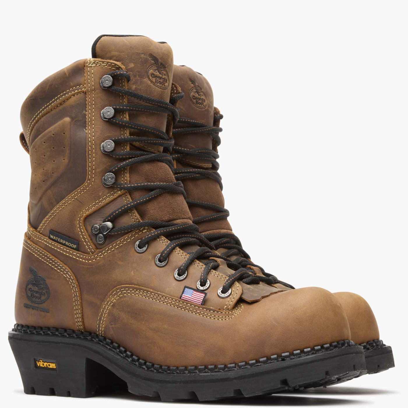 Georgia Boot USA Logger Composite Toe Waterproof Work Boot
