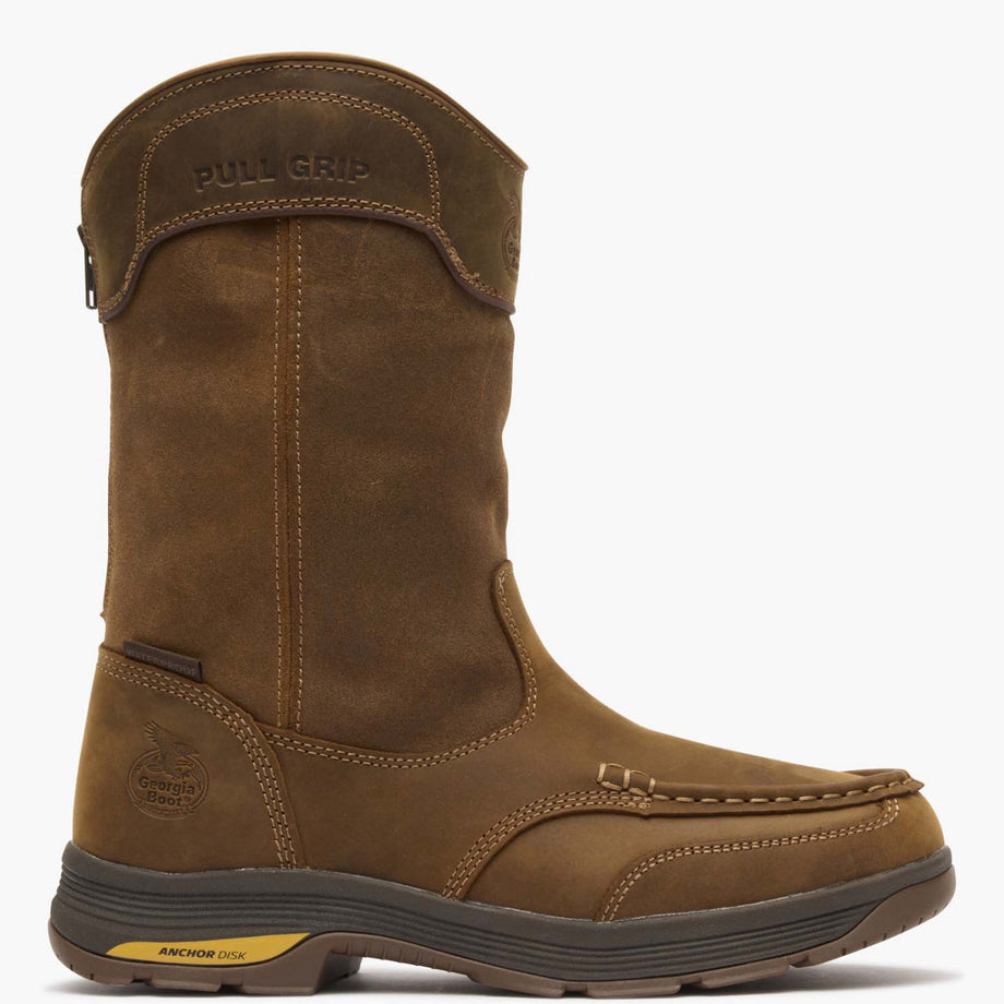 Georgia Boot Athens SuperLyte Waterproof Wellington Pull-On Boot - profile